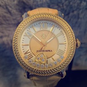 Judith Ripka Floating Charm Watch